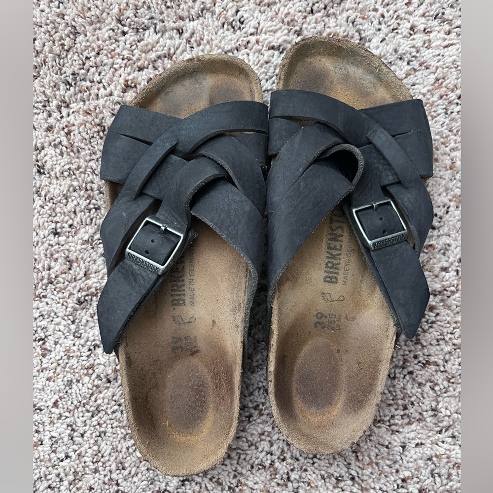 Birkenstock Lugano Black size 39 euro / 8.5 US
